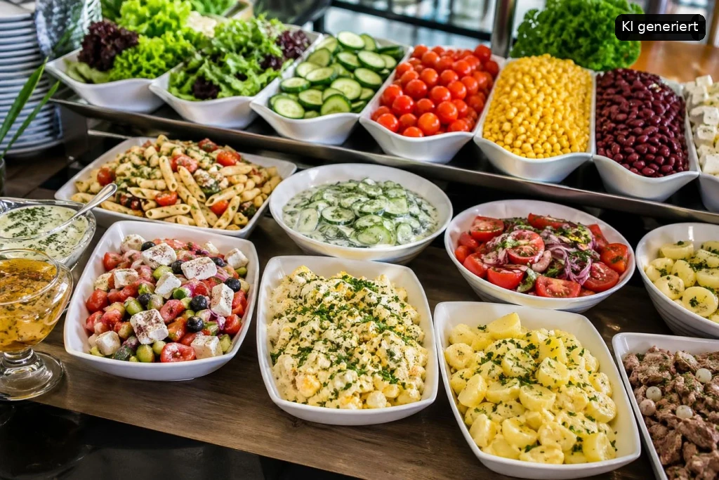 Frische Salate Catering Buffet